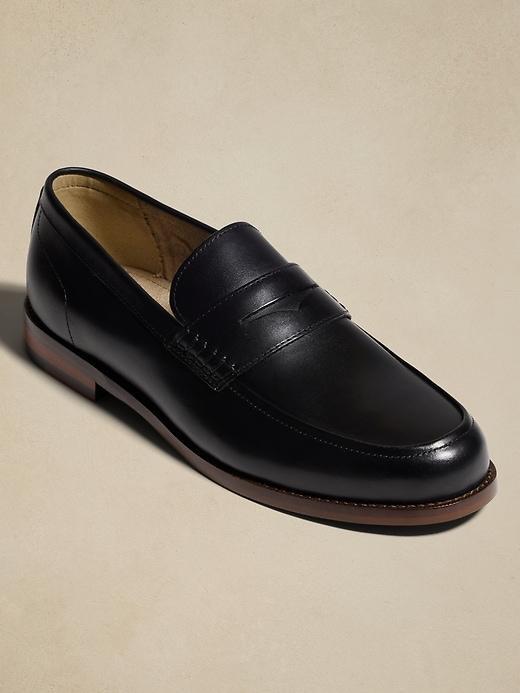 Leather Penny Loafer Product Image