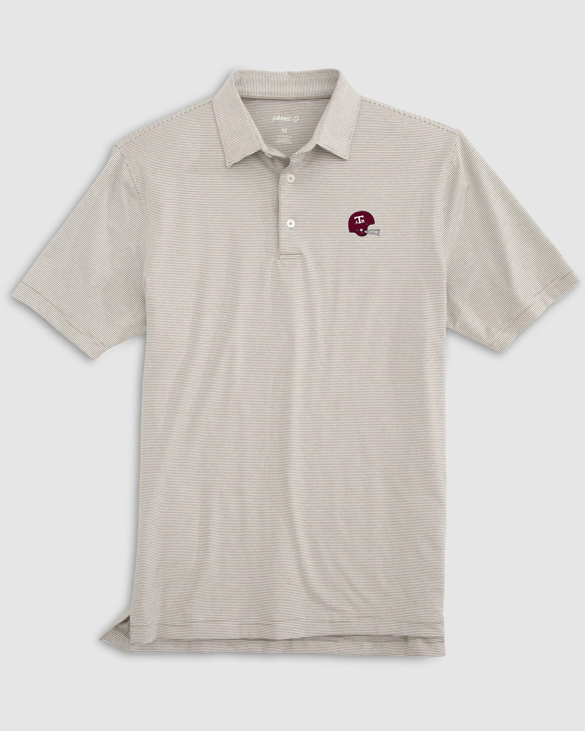 Texas Tech Lyndonn Striped Jersey Performance Polo - Vault Logo Male Product Image