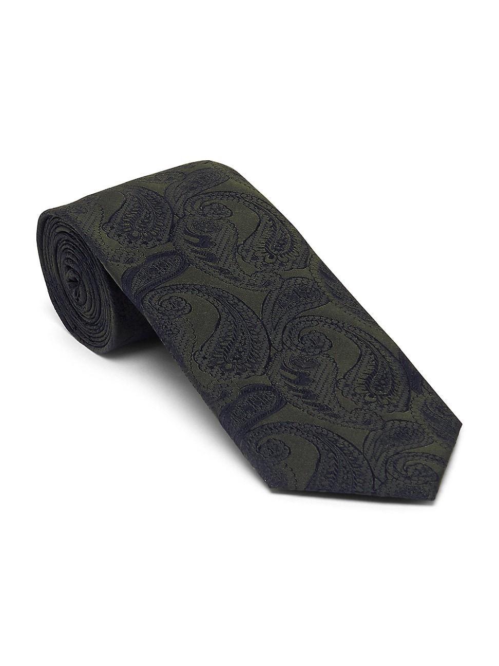 Mens Paisley Silk Tie Product Image