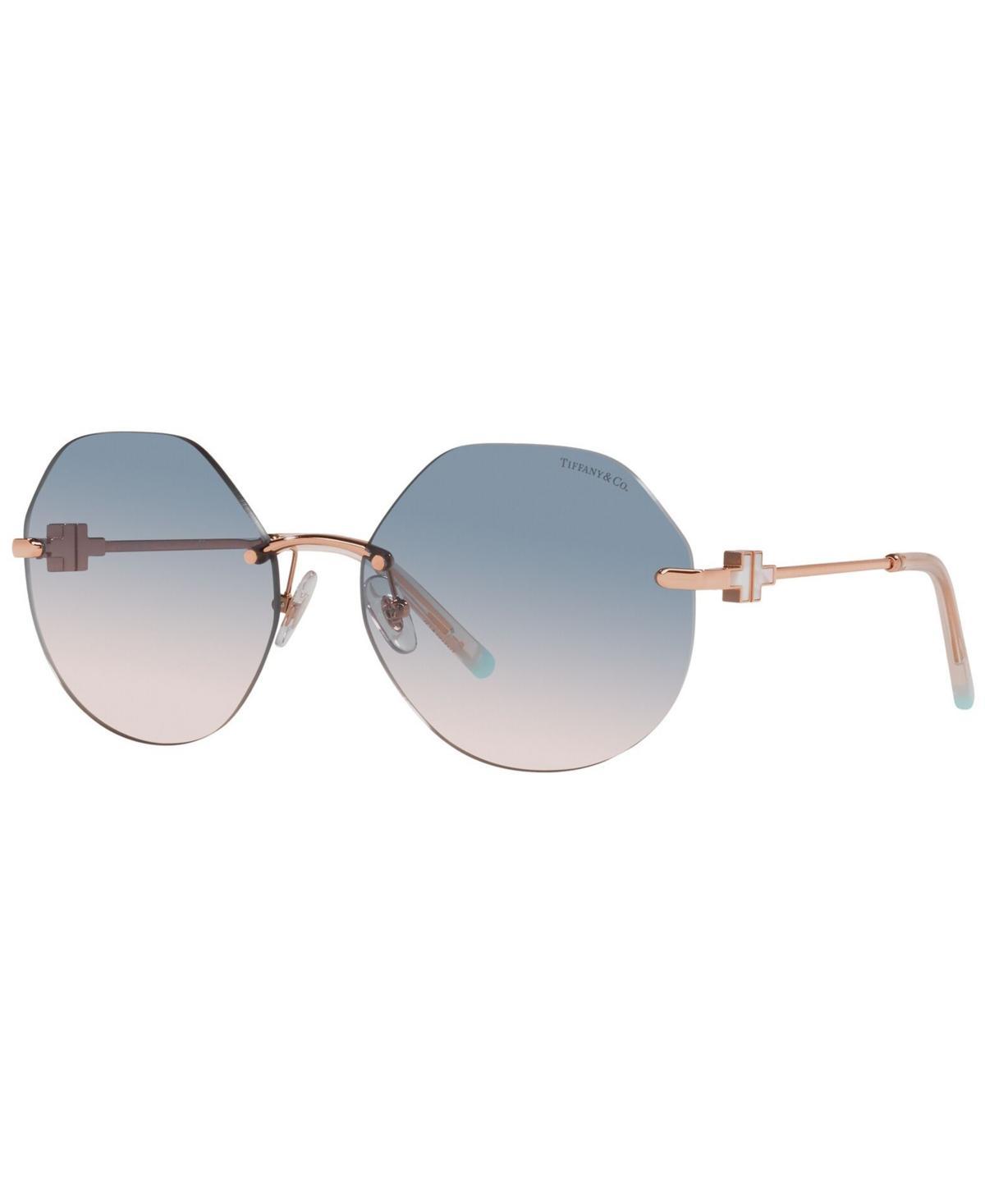 Tiffany & Co. Womens Sunglasses, TF3077 60 - PALE GOLD Product Image