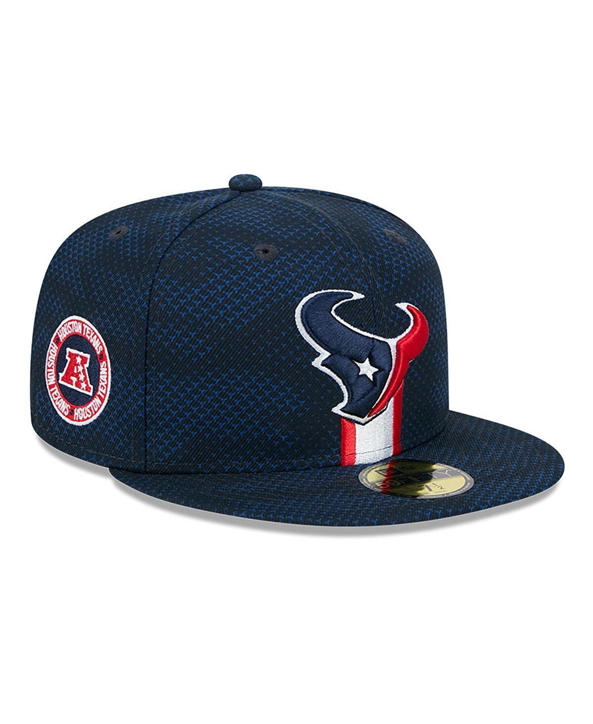 New Era Mens Navy Houston Texans 2024 Sideline 59FIFTY Fitted Hat Product Image