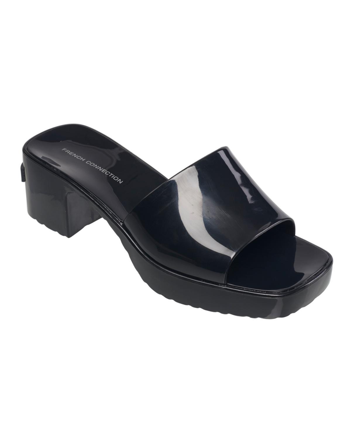 French Connection Womens Almira Slip On Open Toe Heel Sandal Product Image