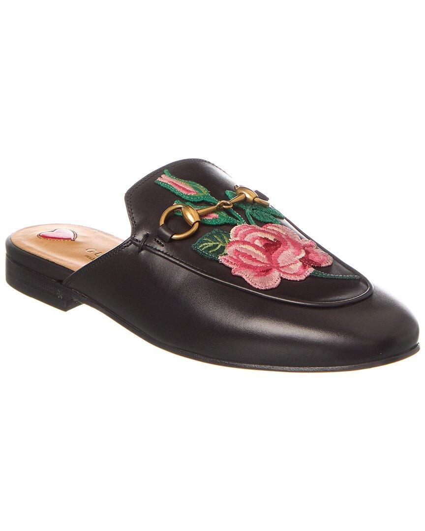 Princetown Leather Slipper In Black Product Image