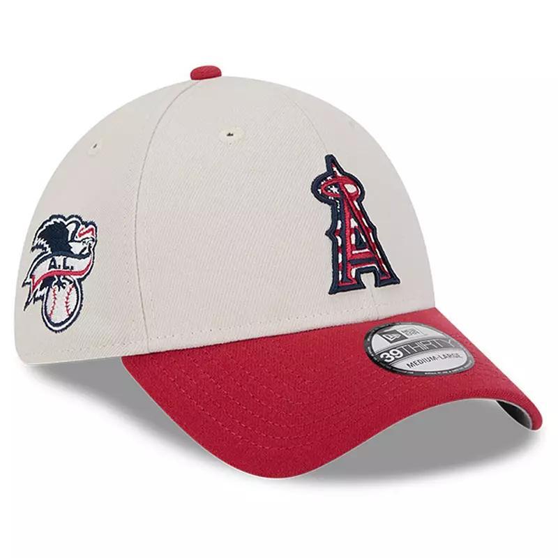 New Era Mens Red Los Angeles Angels 2024 Fourth of July 39THIRTY Flex Hat Product Image