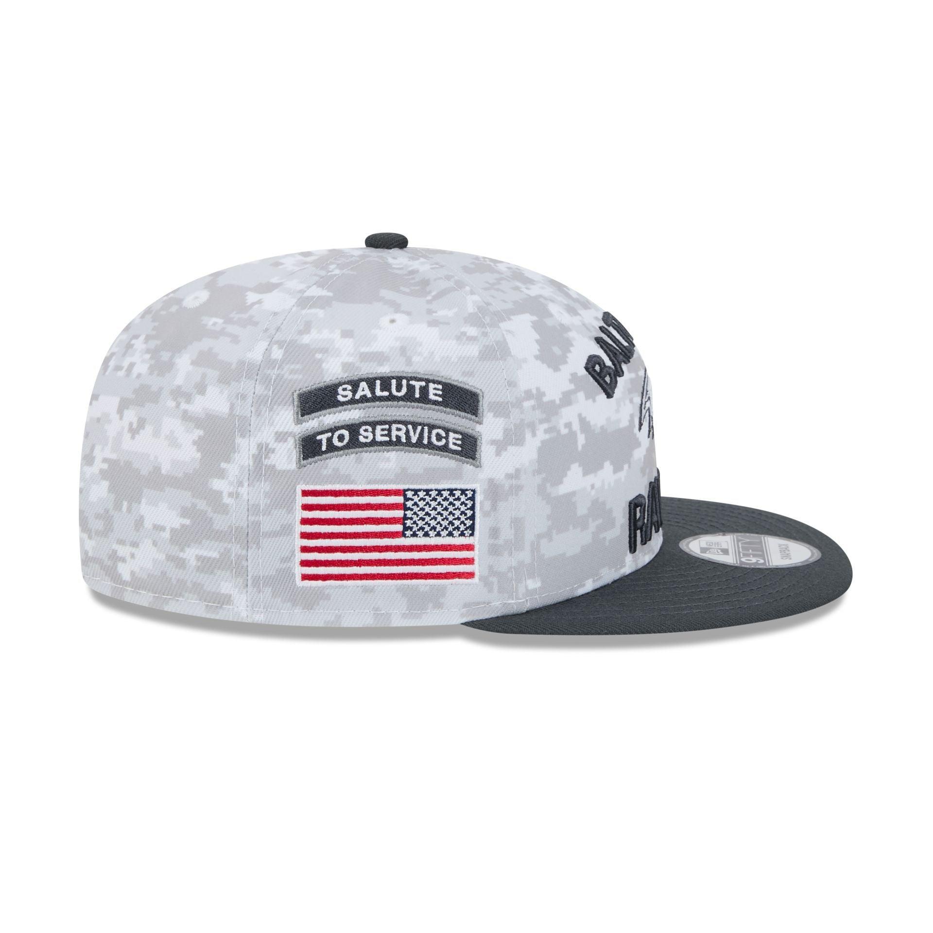 Baltimore Ravens 2024 Salute to Service 9FIFTY Snapback Hat Male Product Image