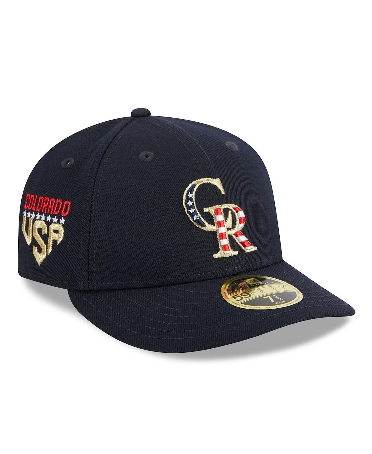 Men's New Era  Navy Chicago Cubs 2023 Fourth of July Low Profile 59FIFTY Fitted Hat Product Image