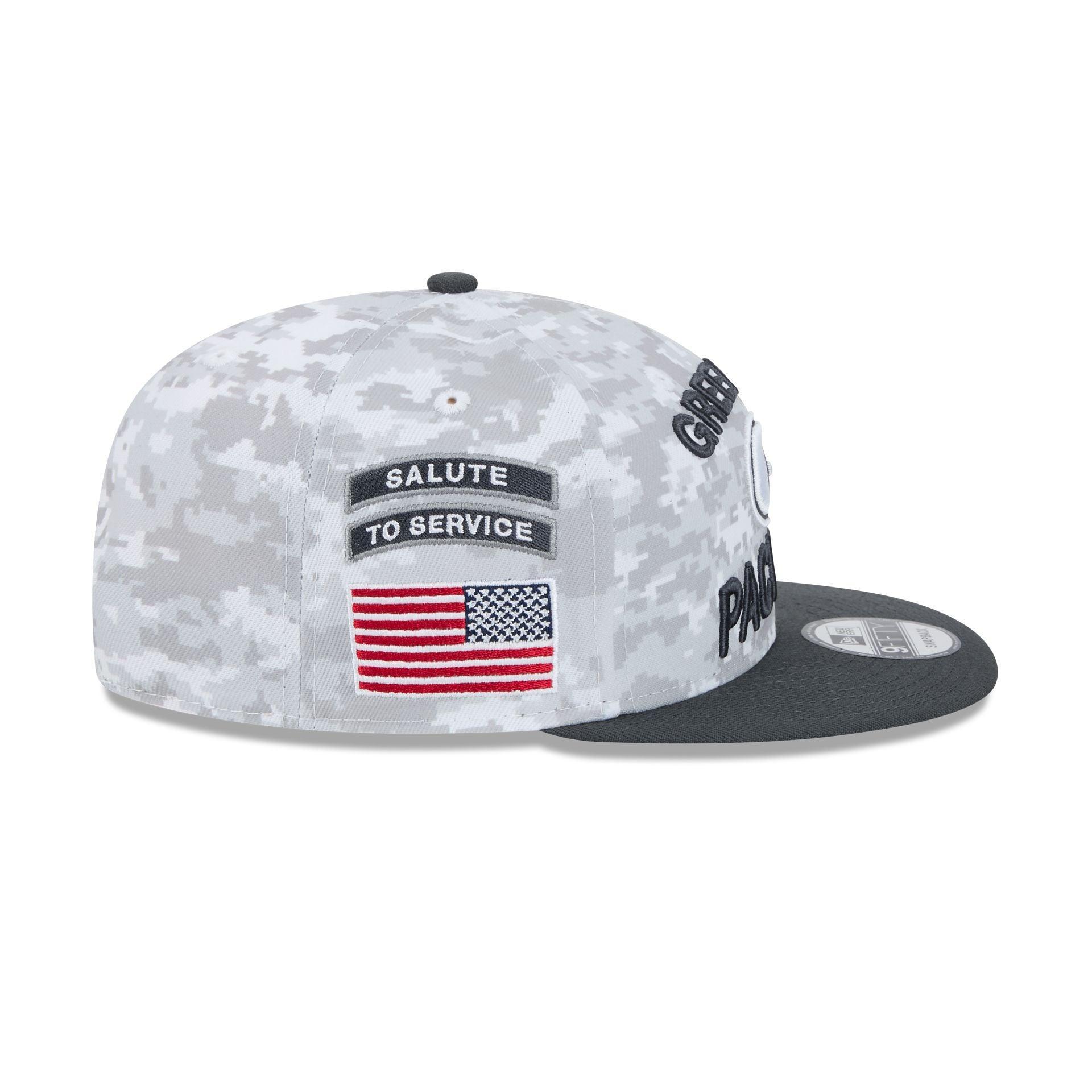 Green Bay Packers 2024 Salute to Service 9FIFTY Snapback Hat Male Product Image