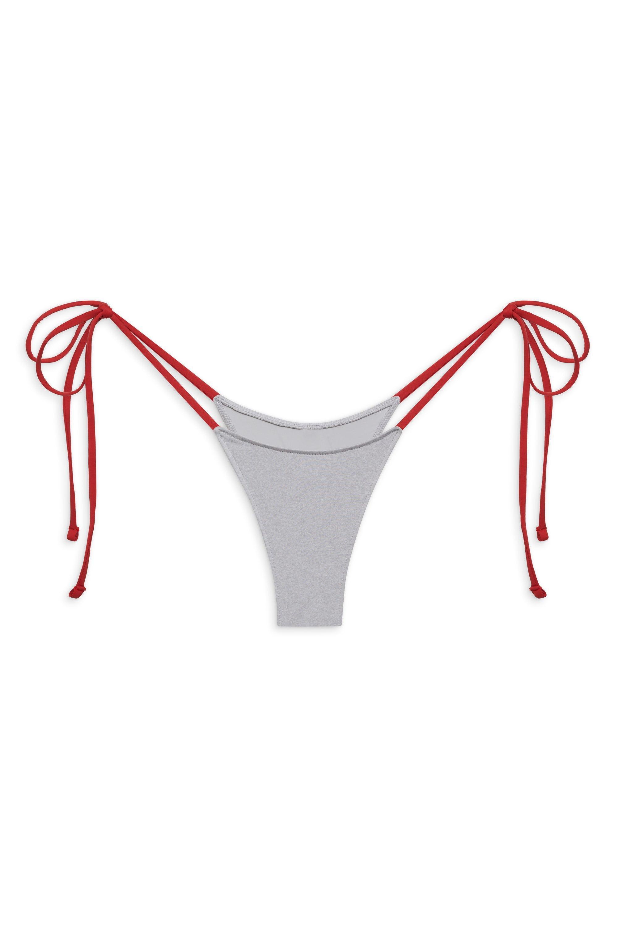 Lumia Triangle Bralette Bikini Top - Cherry Mint Product Image