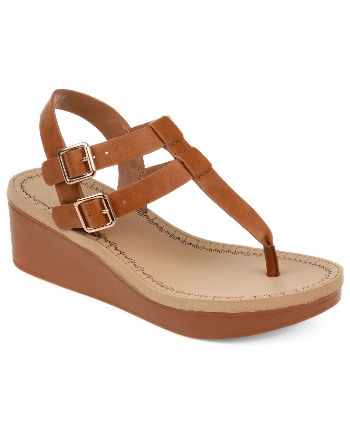 Journee Collection Bianca Womens Wedge Sandals Product Image