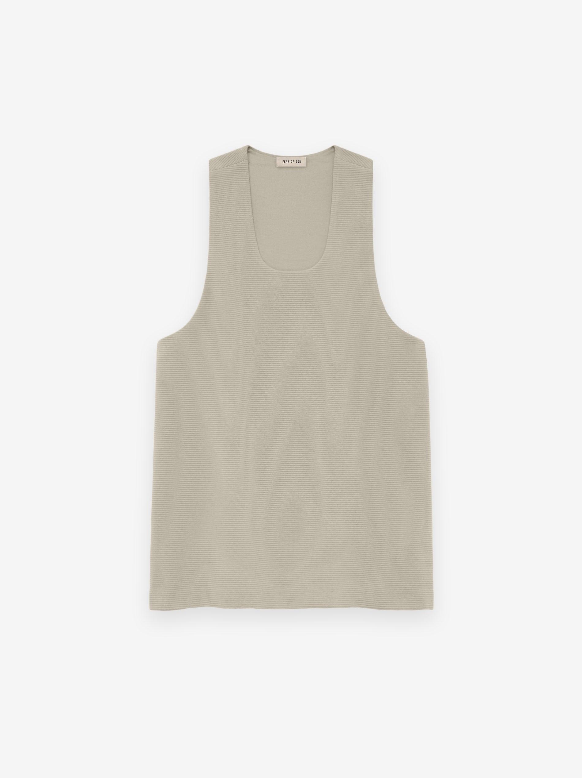 Ottoman Ribbed Tank Male Product Image