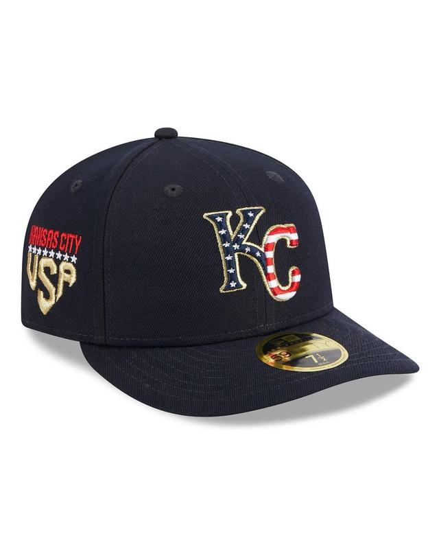 Mens New Era  Navy Kansas City Royals 2023 Fourth of July Low Profile 59FIFTY Fitted Hat Product Image