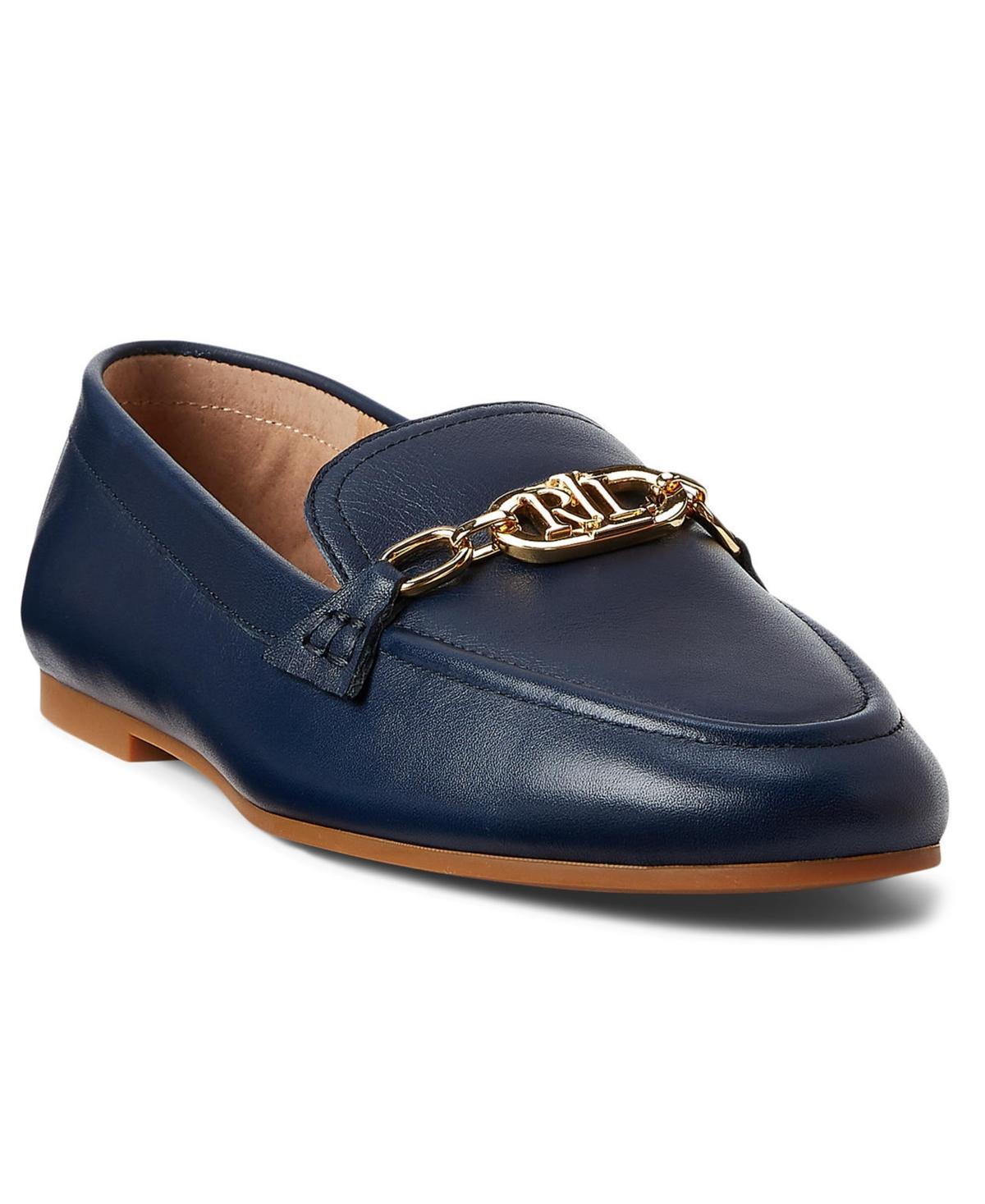 LAUREN Ralph Lauren Averi Nappa Leather Loafer (Vanilla) Women's Shoes Product Image