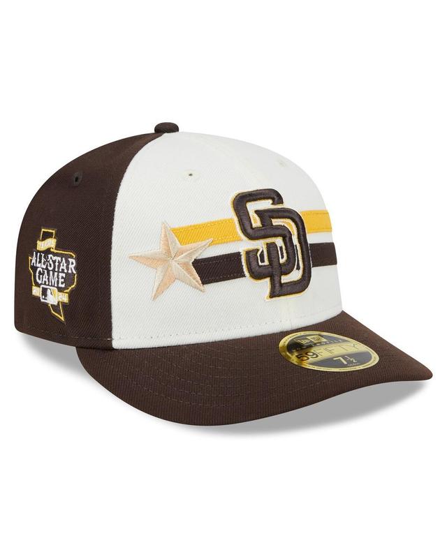 Mens New Era Cream/Brown San Diego Padres 2024 MLB All-Star Game Workout Low Profile 59FIFTY Fitted Hat Product Image