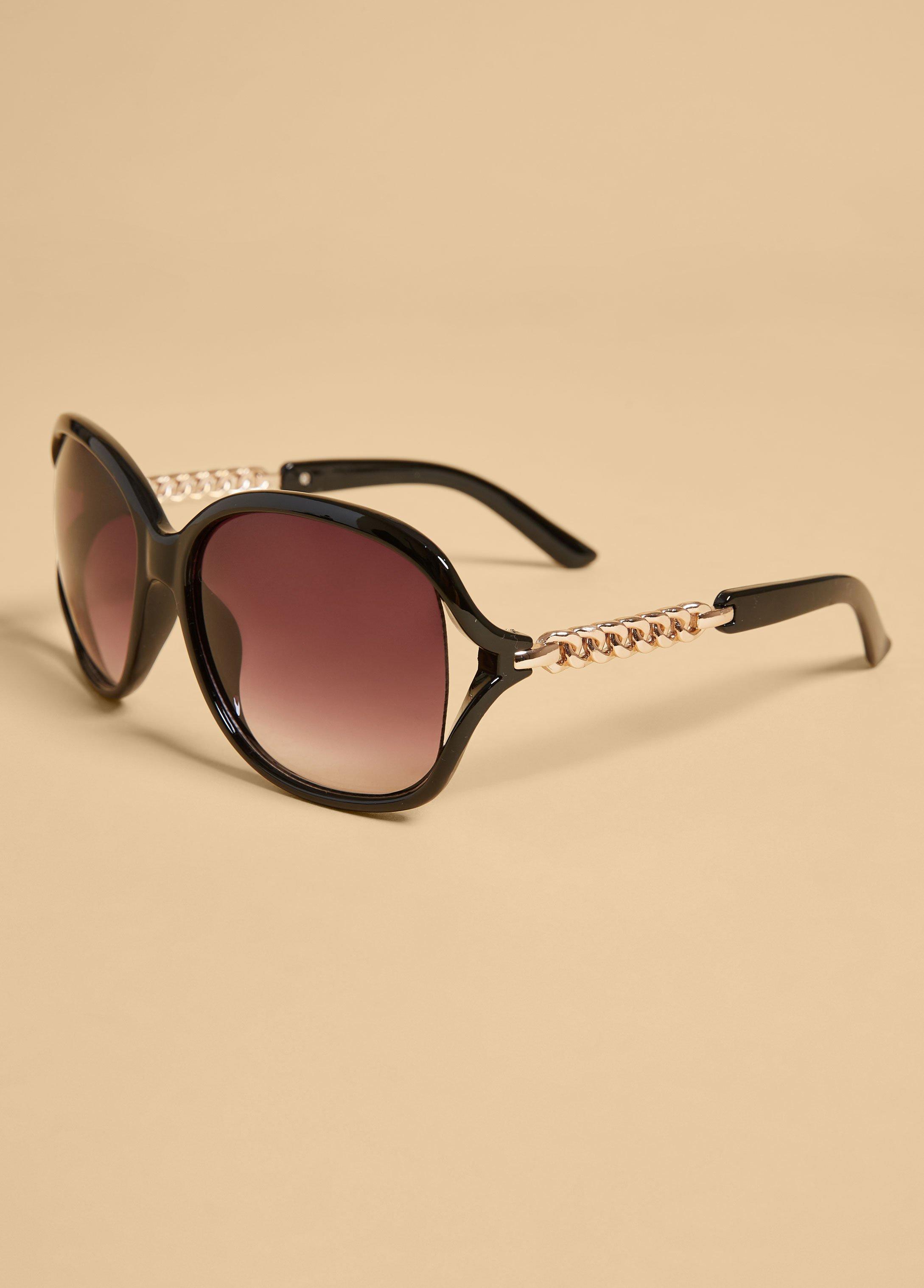 Chain Link Tinted Sunglasses Product Image