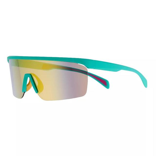 Mens Cali Blue Shield With Red Mirror Lens Sunglasses Product Image