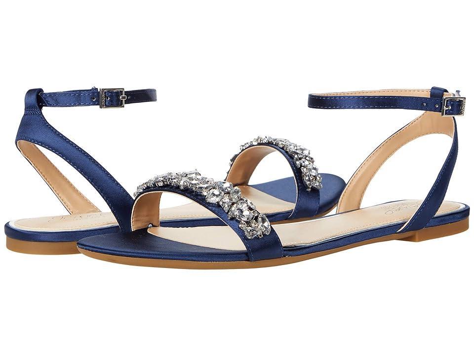 Jewel Badgley Mischka Womens Ohara Flat Evening Sandals Product Image