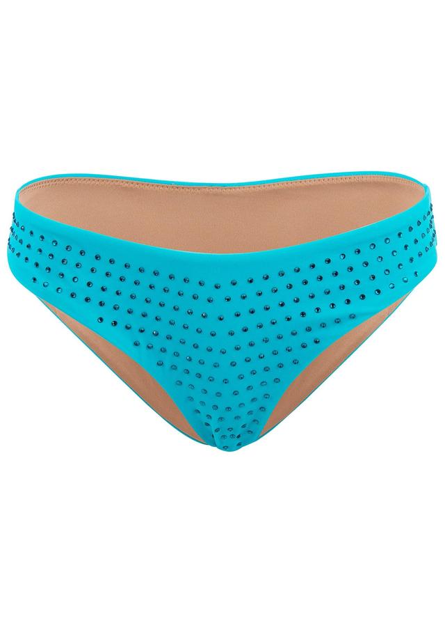 Rhinestone Bikini Bottom - Aqua Reef Product Image