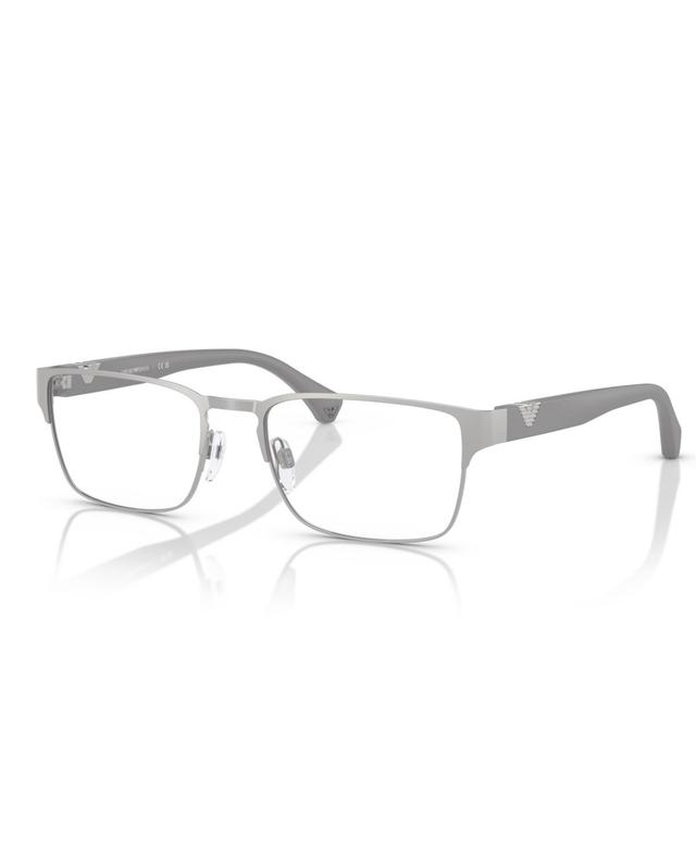 Emporio Armani Mens Polarized Eyeglasses, EA1027 - Matte Silver Product Image