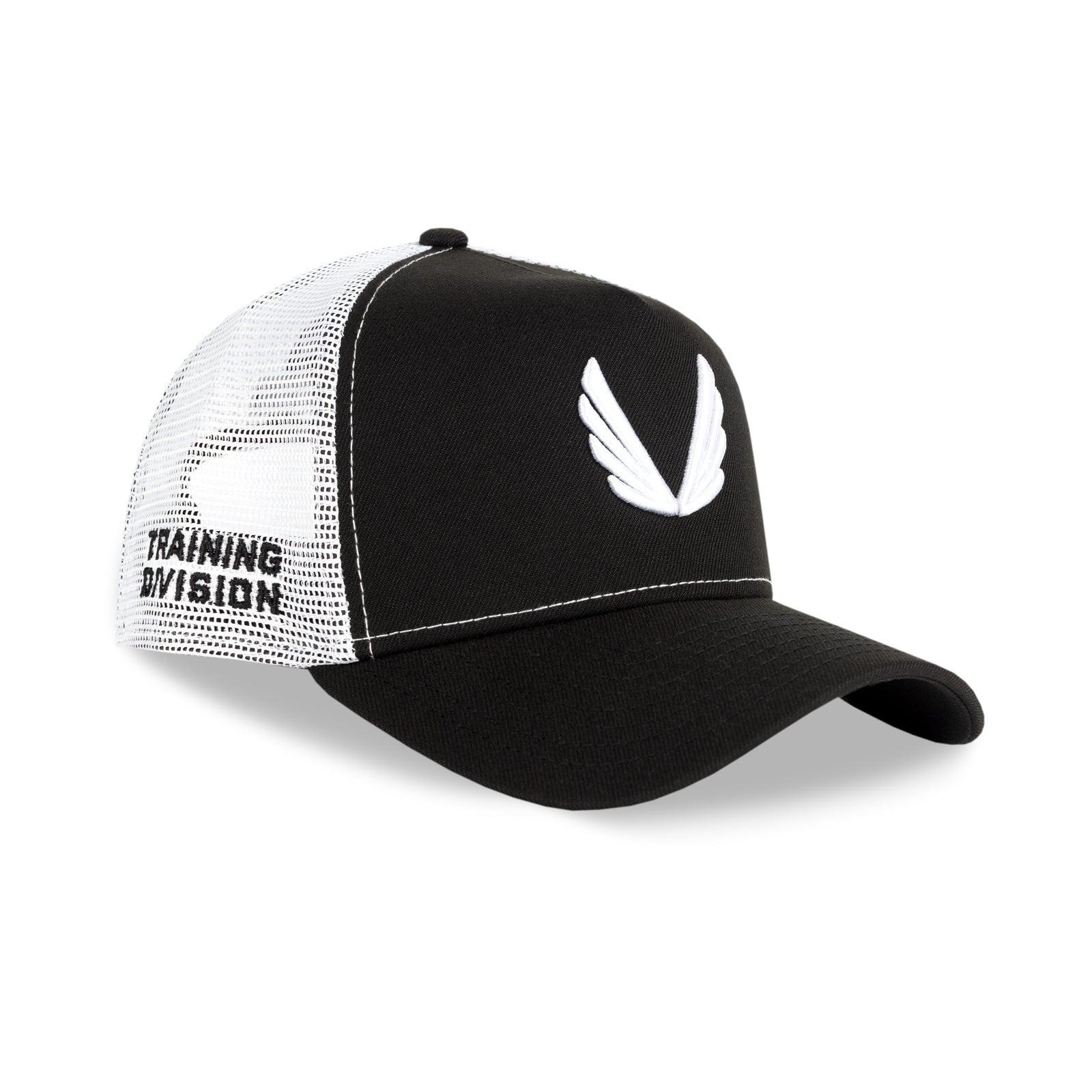 New Era® 9Forty® A-Frame Trucker Hat - Black/White “Wings” Product Image