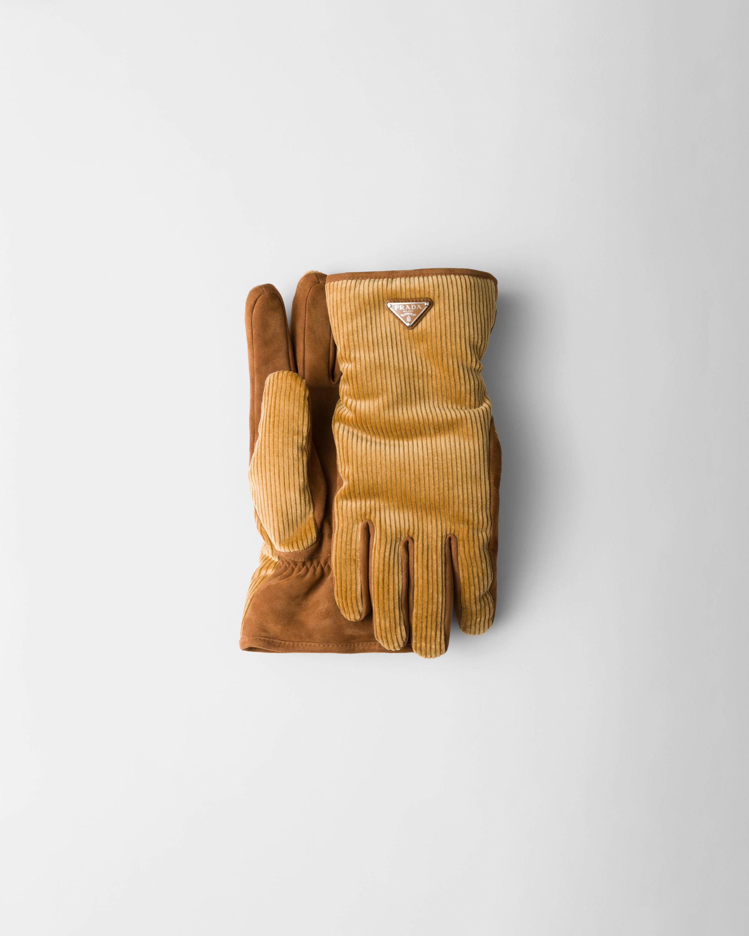 Corduroy gloves Product Image