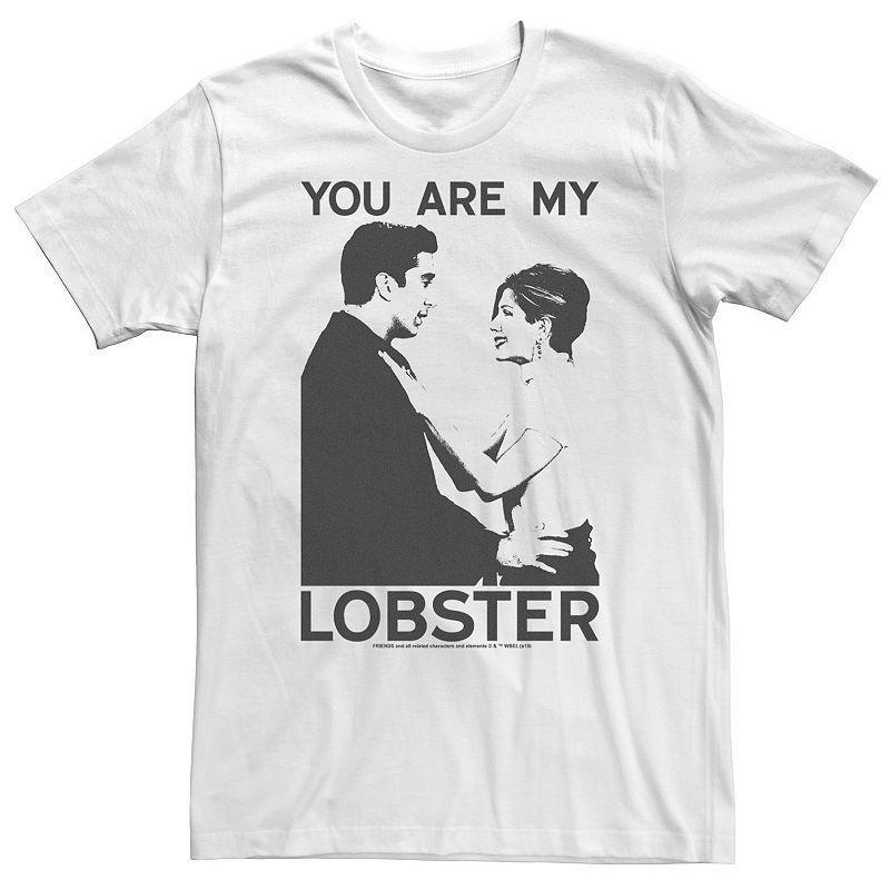 Big & Tall Friends Ross And Rachel You Are My Lobster Tee, Mens Product Image