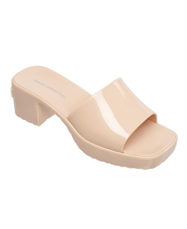 French Connection Womens Almira Slip On Open Toe Heel Sandal Product Image