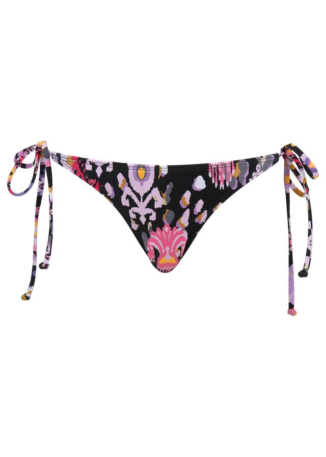 Miami Tie Side Bottom  - Desert Ikat Black Product Image