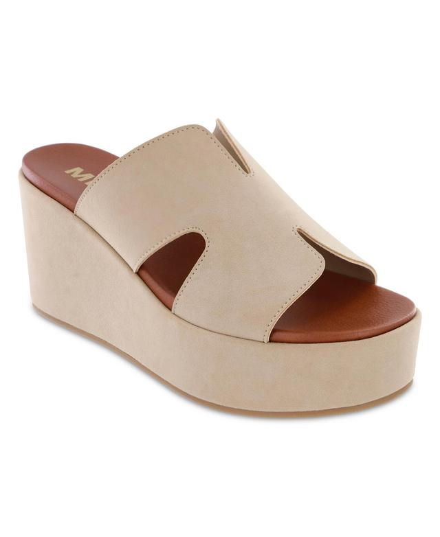 Mia Womens Reta Platform Wedge Sandals Product Image