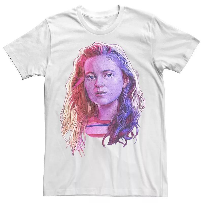 Mens Stranger Things Max Large Rose Tone Portrait Tee Product Image