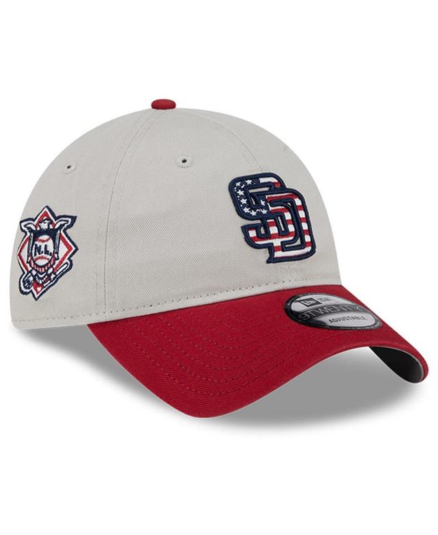 New Era Mens Red San Diego Padres 2024 Fourth of July 9TWENTY Adjustable Hat Product Image