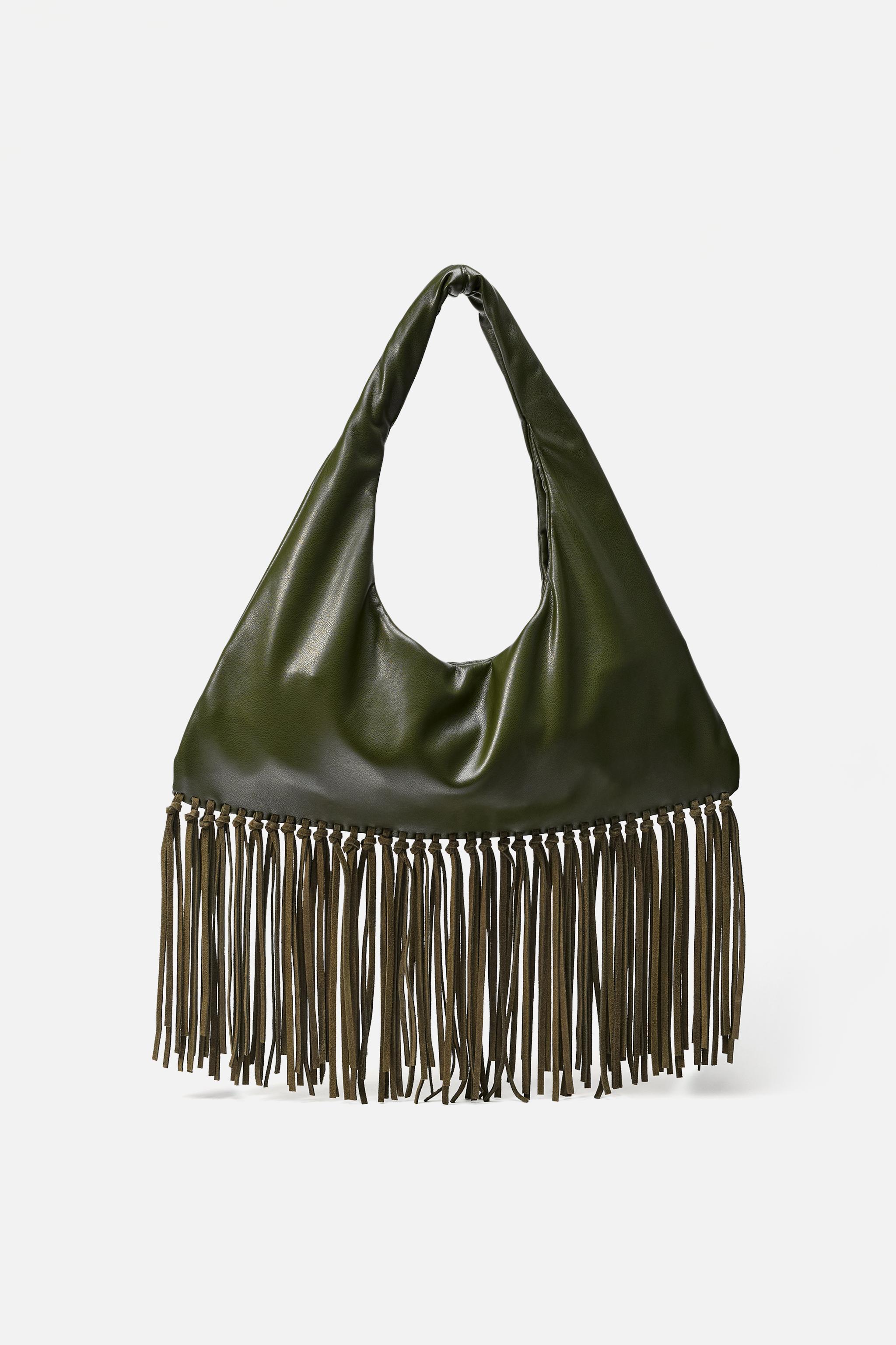 FRINGED SHOULDER BAG Product Image