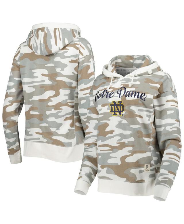 Womens Pressbox Camo Notre Dame Fighting Irish San Pablo Pullover Hoodie Product Image