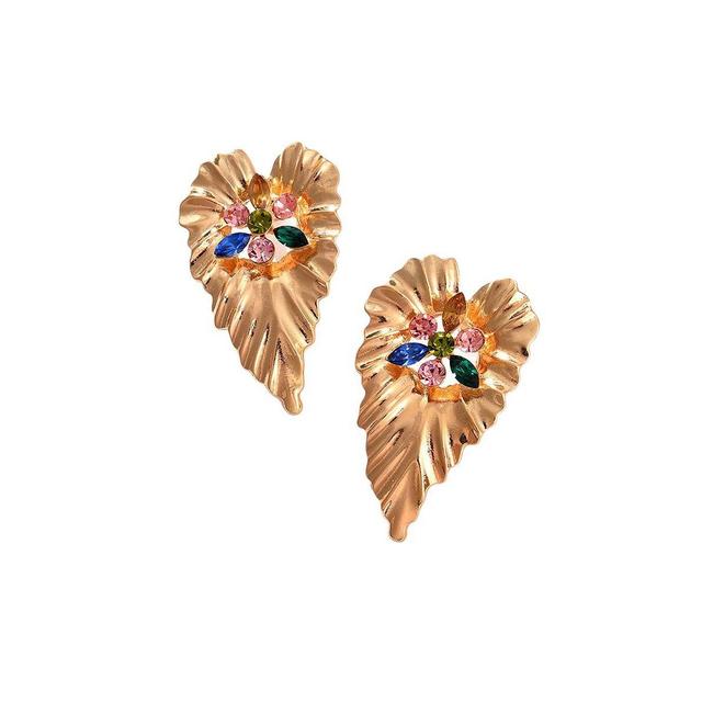 Sohi Womens Heart Drop Earrings Product Image