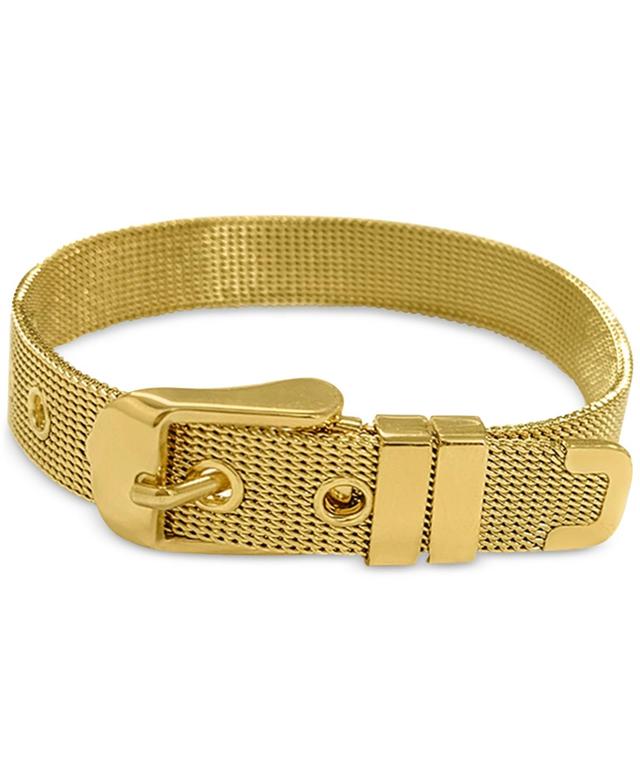 Adornia 14k Gold-Plated Belt-Style Mesh Flex Bracelet Product Image