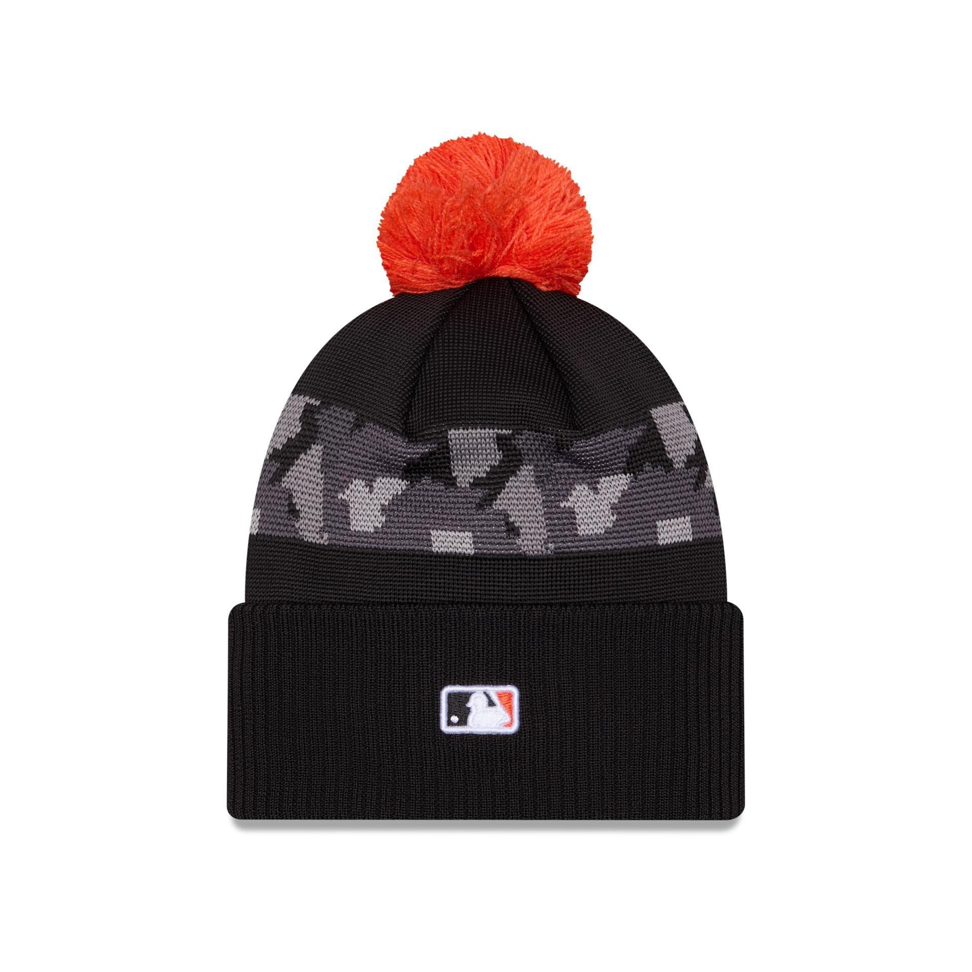 Baltimore Orioles City Connect Pom Knit Hat Male Product Image