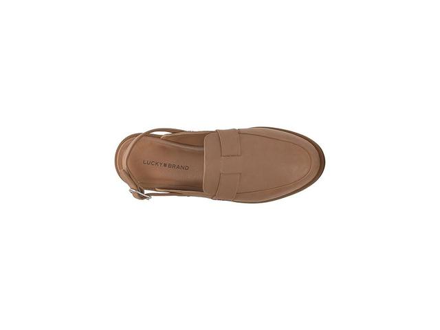 Lucky Brand Louisaa Slingback Mule (Latte) Women's Flat Shoes Product Image