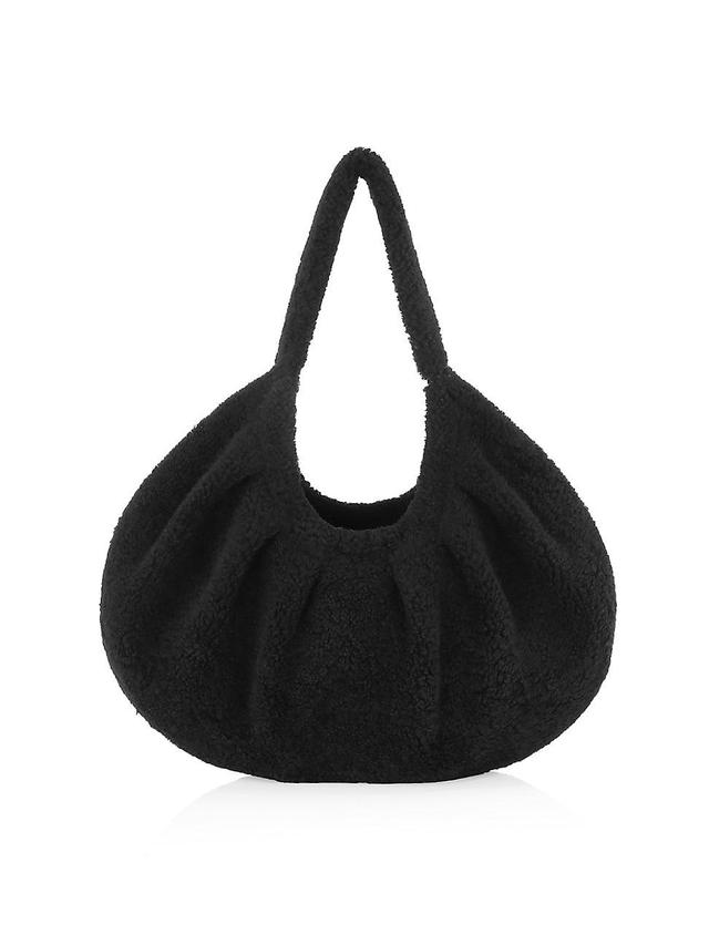 Womens Shearling Hobo Bag Product Image