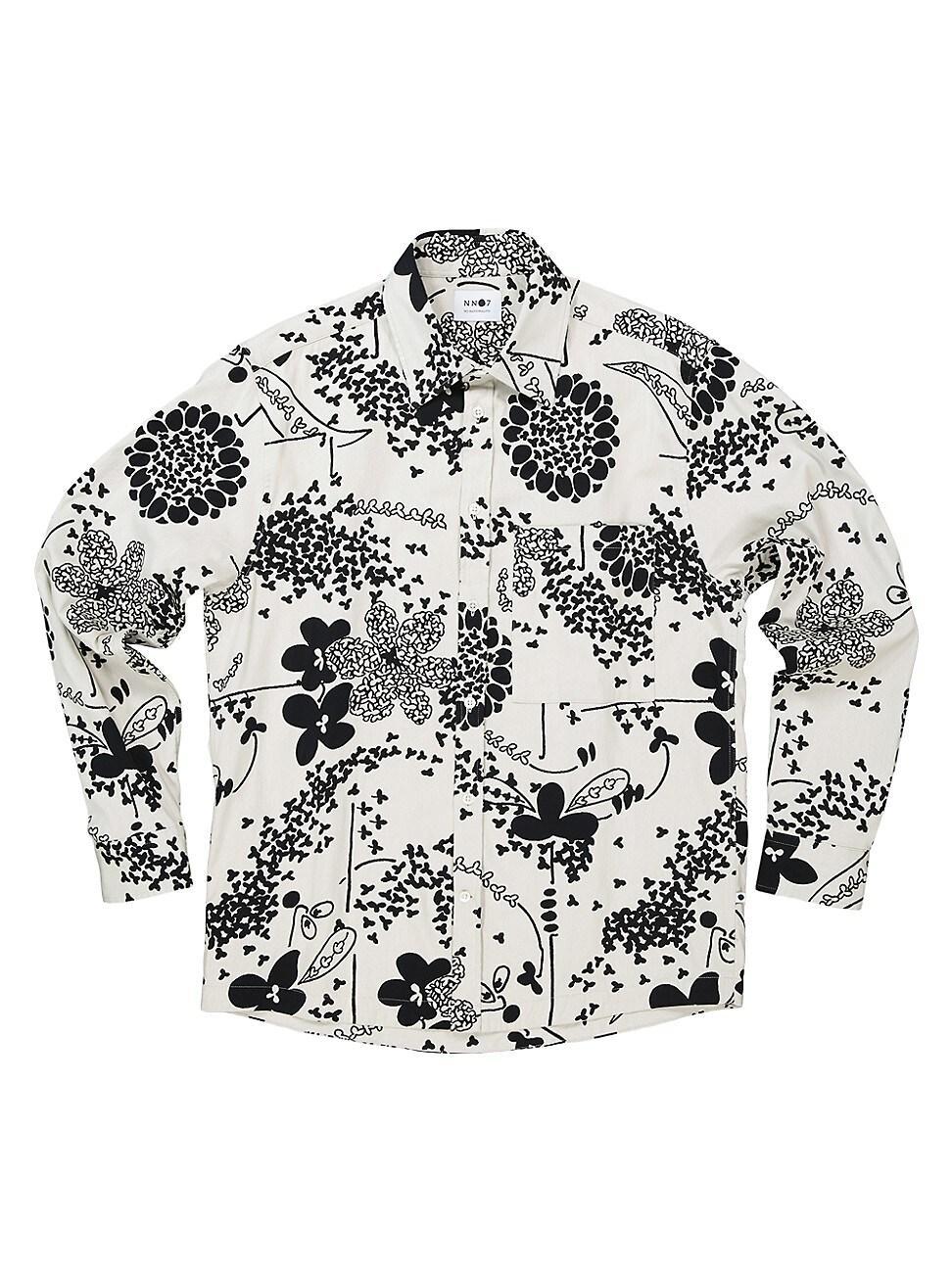 Mens Hans Floral Long-Sleeve Shirt Product Image