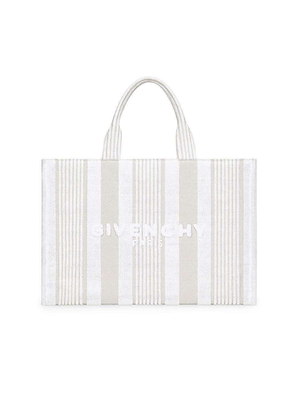 Mens Tote Bag in Cotton Towelling with Stripes Product Image