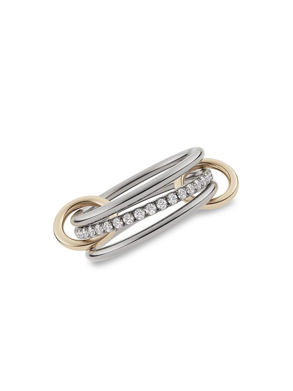 Womens Galaxy 18K Yellow Gold & Diamond Ring Product Image