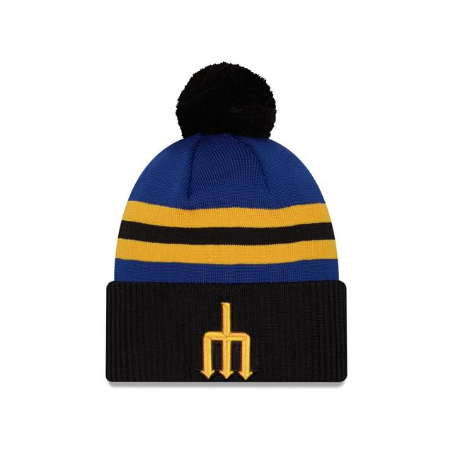 Seattle Mariners City Connect Pom Knit Hat Male Product Image