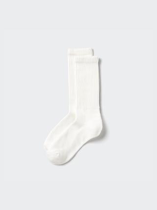 Mens Soft Pile Socks White US8-US11 UNIQLO US Product Image