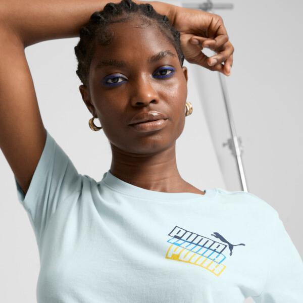 PUMA Stacked Up Logo Women's T-Shirt Product Image