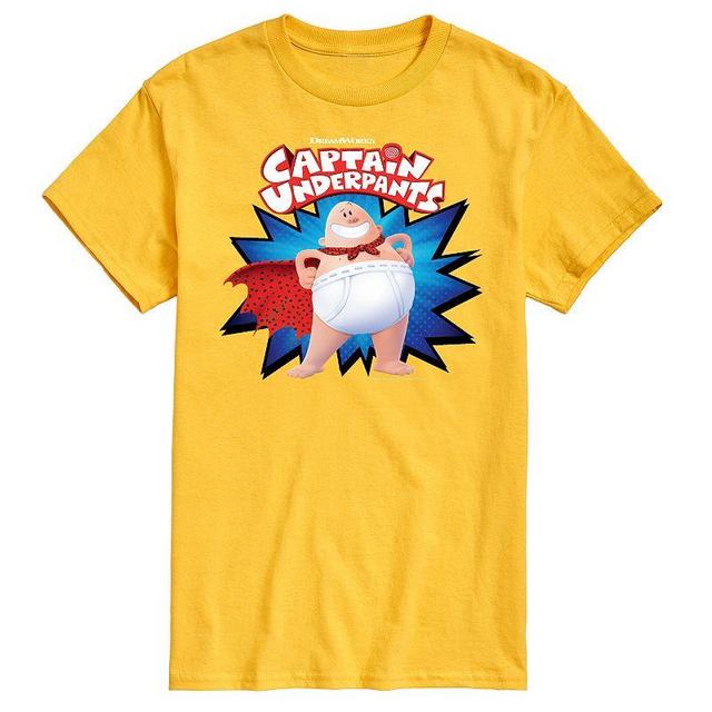 Mens Captain Underpants Logo Graphic Tee Product Image