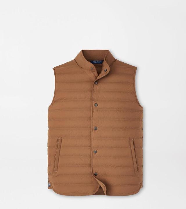 Peter Millar Mens Regent Vest | Color: Walnut | Size: S Product Image