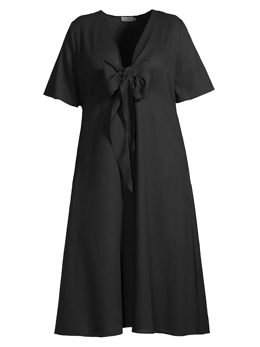 Fiorella Cotton-Linen Midi-Dress product image