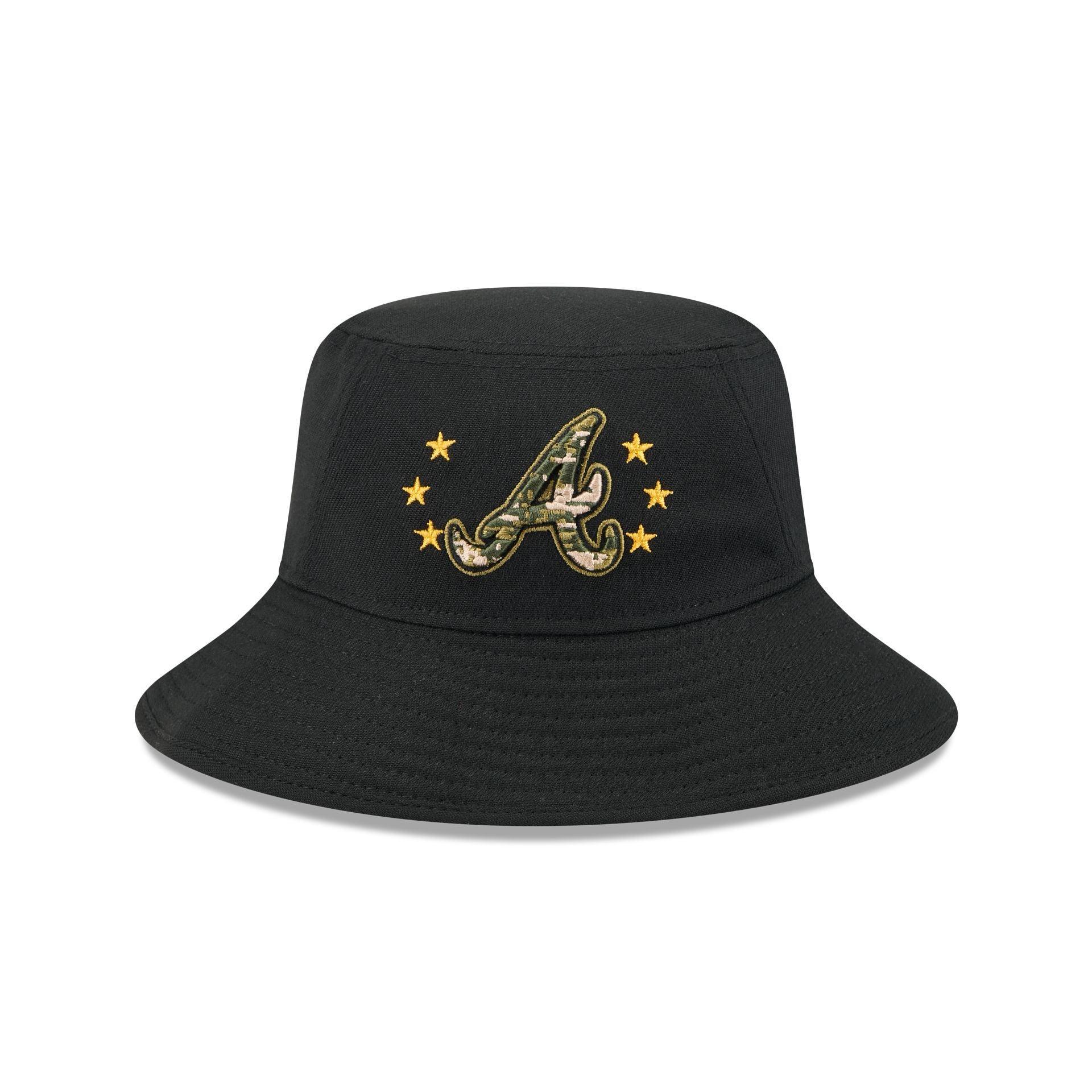 Atlanta Braves Armed Forces Day 2024 Stretch Bucket Hat Male Product Image