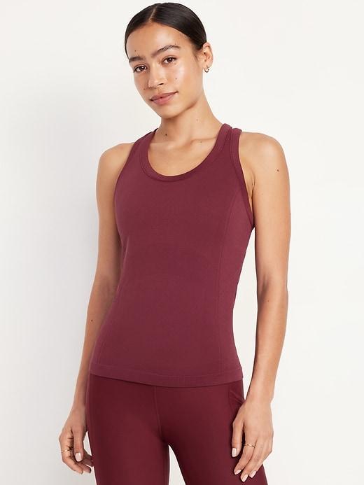 Fitted Seamless Tank Top Product Image