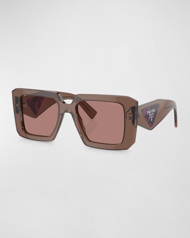 VERSACE Unisex Sunglass Ve4361 Biggie In Fuchsia Product Image