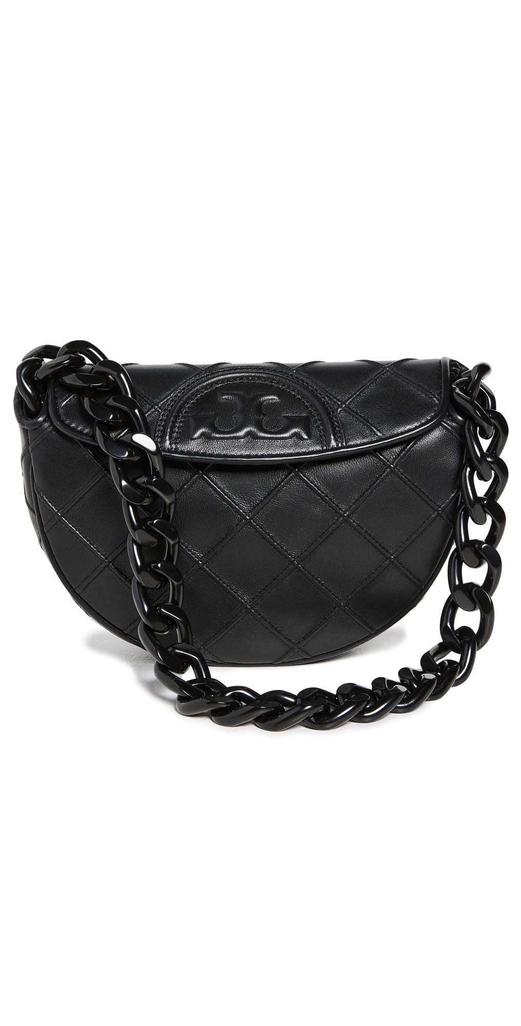 Tory Burch Mini Fleming Soft Crescent Shoulder Bag Product Image